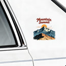 Vinyl Mountain Summit Sticker for Laptop Water Bottle Car Notebook Hiking