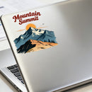 Vinyl Mountain Summit Sticker for Laptop Water Bottle Car Notebook Hiking