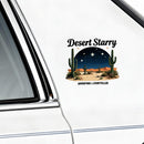 Vinyl Desert Starry Sticker for Laptop Water Bottle Car Notebook Adventure