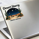 Vinyl Desert Starry Sticker for Laptop Water Bottle Car Notebook Adventure