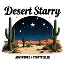 Vinyl Desert Starry Sticker for Laptop Water Bottle Car Notebook Adventure
