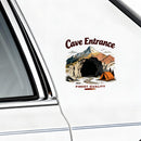 Vinyl Cave Entrance Sticker for Laptop Water Bottle Car Notebook Camping