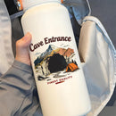 Vinyl Cave Entrance Sticker for Laptop Water Bottle Car Notebook Camping