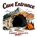 Vinyl Cave Entrance Sticker for Laptop Water Bottle Car Notebook Camping