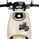 Motorcycle Stickers Waterproof Sunproof Personalized for Luggage Window Laptop