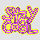 Stay Cool Stickers Personalized Customizable for Window Thermos Luggage Laptop