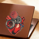 Mechanical Heart Sticker Waterproof Sunproof for Luggage Glass Refrigerator