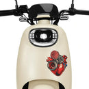 Mechanical Heart Sticker Waterproof Sunproof for Luggage Glass Refrigerator