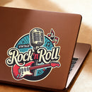 Rock Roll Stickers Personalized Customizable for Thermos Luggage Window Wall