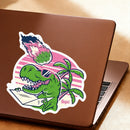 Dinosaur Destruction Stickers Customizable Personalized for Window Luggage
