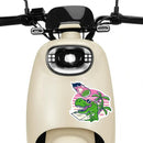 Dinosaur Destruction Stickers Customizable Personalized for Window Luggage