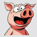 Cute Pig Stickers Self-adhesive Customizable for Luggage Car windows Laptop