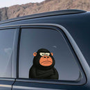 Speechless Gorilla Sticker Self-adhesive Sunproof for Thermos Luggage Window