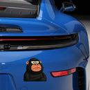 Speechless Gorilla Sticker Self-adhesive Sunproof for Thermos Luggage Window