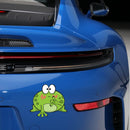 Smiling Frog Sticker No bubbles Sunproof for Luggage Refrigerator Thermos Wall
