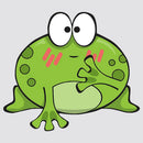 Smiling Frog Sticker No bubbles Sunproof for Luggage Refrigerator Thermos Wall
