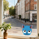 Blue Cat Sticker Waterproof Sunproof Personalized for Luggage Motorcycle Wall