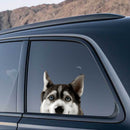 Siberian Husky Stickers Self-adhesive Sunproof for Luggage Car windows Laptop