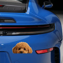 Teddy bear Dog Stickers Waterproof Self-adhesive for Refrigerator Luggage Window