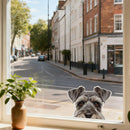 Schnauzer Dog Stickers Self-adhesive Personalized for Luggage Glass Refrigerator