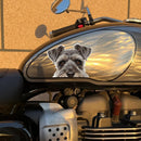 Schnauzer Dog Stickers Self-adhesive Personalized for Luggage Glass Refrigerator
