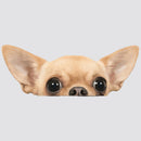 Chihuahua Dog Stickers Customizable No bubbles for Luggage Thermos Car windows