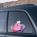 Pink Popeye Sticker Customizable No bubbles for Luggage Thermos Refrigerator