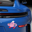 Pink Popeye Sticker Customizable No bubbles for Luggage Thermos Refrigerator