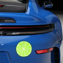 A Lime Sticker Waterproof Customizable Sunproof for Luggage Thermos Car windows