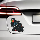 SHOEI Helmet Rider Vinyl Sticker for Car Helmet Laptop Skateboard Luggage Biker