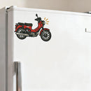 Vintage Red Motorcycle Vinyl Sticker for Car Laptop Skateboard Luggage Retro