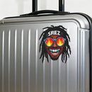 Hip Hop Dreadlocks Flame Glasses Vinyl Sticker for Car Laptop Skateboard Luggage