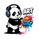 Panda Graffiti Art Vinyl Sticker for Car Laptop Skateboard Luggage Street Art