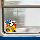 Bad Panda Gaming Controller Sticker for Car Laptop Skateboard Luggage Gamer