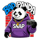 Bad Panda Snap Camera Vinyl Sticker for Car Laptop Skateboard Luggage Photo Cool