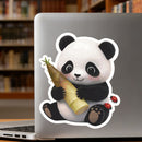 Cute Panda Bamboo Ladybug Vinyl Sticker for Car Laptop Skateboard Luggage