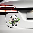 Panda Bamboo Butterfly Vinyl Sticker for Car Laptop Skateboard Luggage