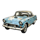 Vintage Blue Car Vinyl Sticker for Car Laptop Skateboard Luggage