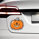 Cute Smiling Pumpkin Vinyl Sticker for Car Laptop Skateboard Luggage