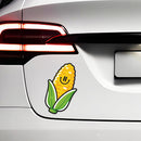 Cute Smiling Corn Vinyl Sticker for Car Laptop Skateboard Luggage