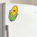 Cute Smiling Corn Vinyl Sticker for Car Laptop Skateboard Luggage
