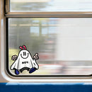 NOV Ghost Vinyl Sticker for Car Laptop Skateboard Luggage