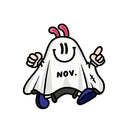 NOV Ghost Vinyl Sticker for Car Laptop Skateboard Luggage