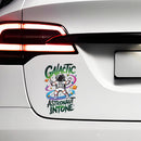 Galactic Astronaut Intone Vinyl Sticker for Car Laptop Skateboard Luggage