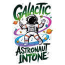Galactic Astronaut Intone Vinyl Sticker for Car Laptop Skateboard Luggage