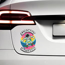 Astronaut Skateboard Vinyl Sticker for Car Laptop Skateboard Luggage