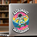 Astronaut Skateboard Vinyl Sticker for Car Laptop Skateboard Luggage