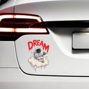 Astronaut Dream Cloud Vinyl Sticker for Car Laptop Skateboard Luggage