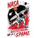 NASA Astronaut Basketball Vinyl Sticker for Car Laptop Skateboard Luggage