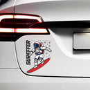 Astronaut Surfer Vinyl Sticker for Car Laptop Skateboard Luggage